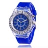 GENEVA - Quartz watch - crystals - silicone strap - with LED lightWatches