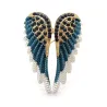 Broche ailes d'ange en cristal