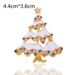 Colorful Christmas brooches - christmas tree - snowflakeBrooches