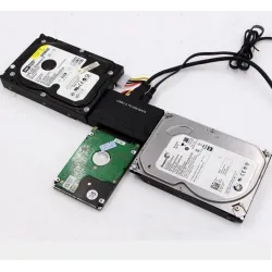 Adaptateur SATA vers USB IDE - USB 3 - câble SATA 3 pour disque dur 2.5/3.5 - câble adaptateur
