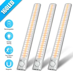 Bande lumineuse LED - Veilleuse USB - Détecteur de mouvement - Bande magnétique