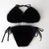 Ensemble bikini sexy - fourrure de renard