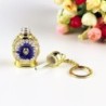 Flacon de parfum en métal vintage - contenant en verre - avec compte-gouttes - porte-clés - 3ml