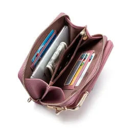 Small crossbody bag - wallet / phone holder - with zipperBags