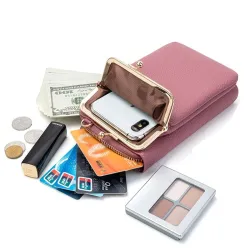 Small crossbody bag - wallet / phone holder - with zipperBags