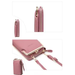 Small crossbody bag - wallet / phone holder - with zipperBags