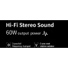 MIFA A90 - Enceinte Bluetooth - avec amplificateur Classe D - étanche - 60W