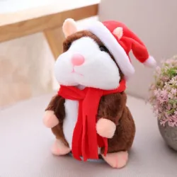 Hamster parlant de Noël - jouet en peluche
