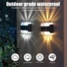 Applique solaire de jardin - up/down light - LED - étanche