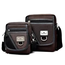Sac à bandoulière tendance - avec rabat / fermetures éclair / poches