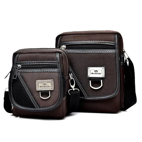 Trendy shoulder bag - with flap / zippers / pocketsBags
