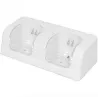 Manette Wii double chargeur USB avec 2 batteries 2800 mAh