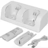 Manette Wii double chargeur USB avec 2 batteries 2800 mAh