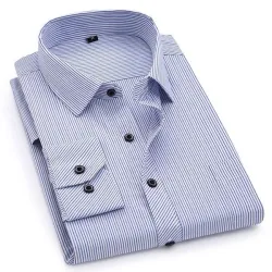 Chemise classique à manches longues - rayée - Slim Fit