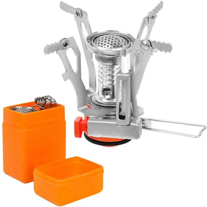 Mini réchaud à gaz pliable - brûleur de camping