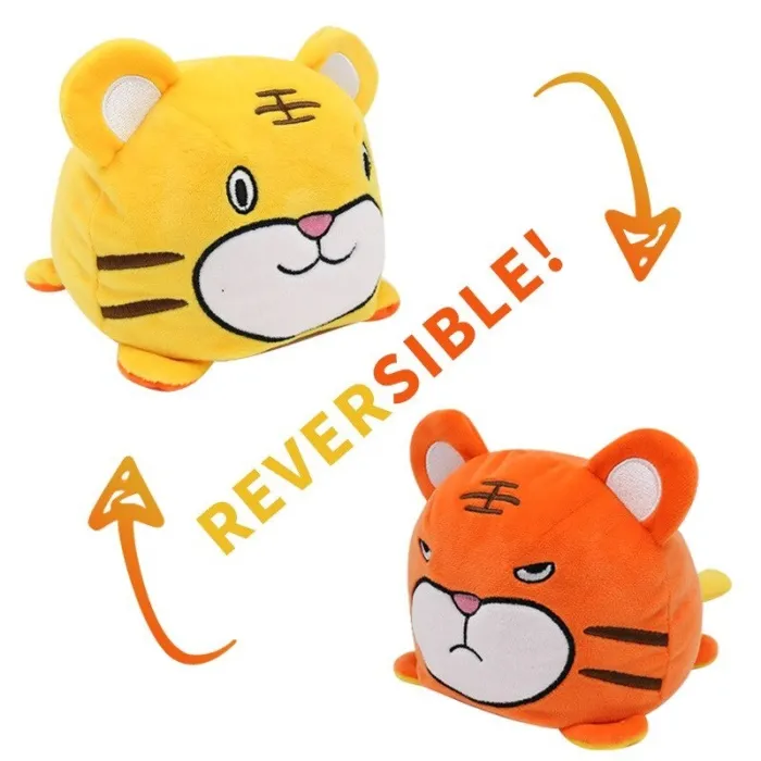 Peluche réversible - double face
