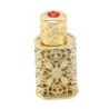 Flacon de parfum métal rétro - avec cristal - style arabe - 3ml