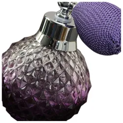 Flacon de parfum vintage en cristal - avec atomiseur - 100ml