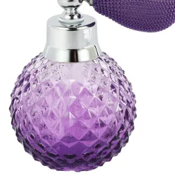 Flacon de parfum vintage en cristal - avec atomiseur - 100ml