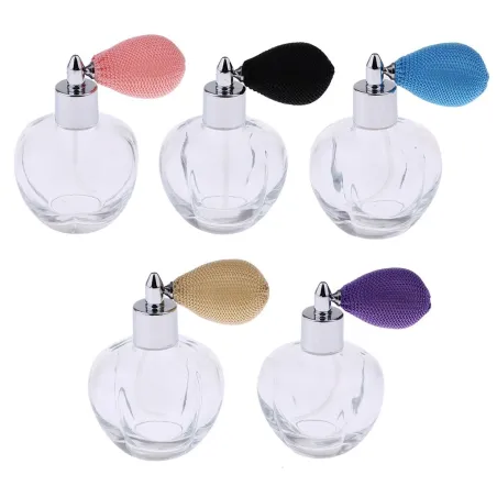 Flacon de parfum en cristal transparent - avec atomiseur - 100ml