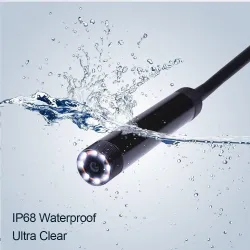 Mini caméra endoscope - WiFi - LED - micro USB - IOS Android - étanche IP68