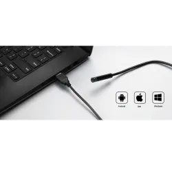Mini caméra endoscope - WiFi - LED - micro USB - IOS Android - étanche IP68
