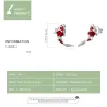 Red fish earrings - 925 sterling silverEarrings