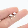 Boucles d'oreilles petit parapluie - acier inoxydable