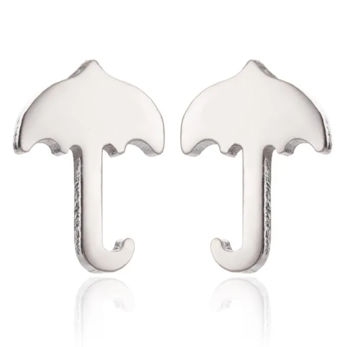 Boucles d'oreilles petit parapluie - acier inoxydable