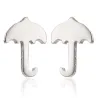 Boucles d'oreilles petit parapluie - acier inoxydable