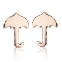 Boucles d'oreilles petit parapluie - acier inoxydable