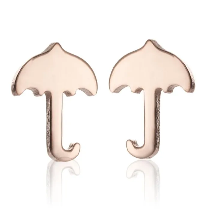Boucles d'oreilles petit parapluie - acier inoxydable