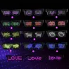 Lunettes de fête LED - App / contrôle manuel - USB - Bluetooth