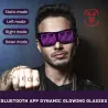 Lunettes de fête LED - App / contrôle manuel - USB - Bluetooth