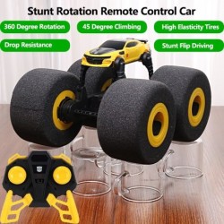 Voiture RC électrique - gros pneus éponge élastiques - rotation à 360 degrés - jouet