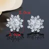 Exclusive crystal snowflake earringsEarrings