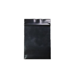 Sacs plastique refermables - sachets - thermosoudables - noir - 6 * 9 cm - 100 pièces