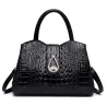 Elegant shoulder bag - crocodile skin patternHandbags