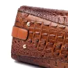 Elegant shoulder bag - crocodile skin patternHandbags