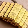 Luxury butane gas lighter - gold barLighters