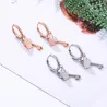 Crystal key / lock - earringsEarrings