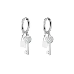 Crystal key / lock - earringsEarrings