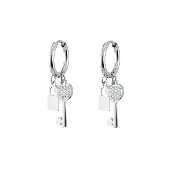Crystal key / lock - earringsEarrings