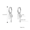 Crystal key / lock - earringsEarrings