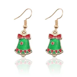 Boucles d'oreilles de Noël - Père Noël - sapin de Noël - couronne