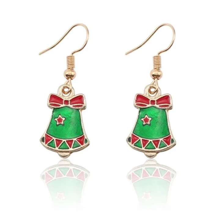 Boucles d'oreilles de Noël - Père Noël - sapin de Noël - couronne