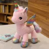 Licorne arc-en-ciel - jouet en peluche