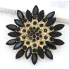 Grande fleur de marguerite - broche en cristal