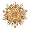 Grande fleur de marguerite - broche en cristal