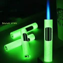 Briquet en métal coupe-vent - lumineux dans l'obscurité